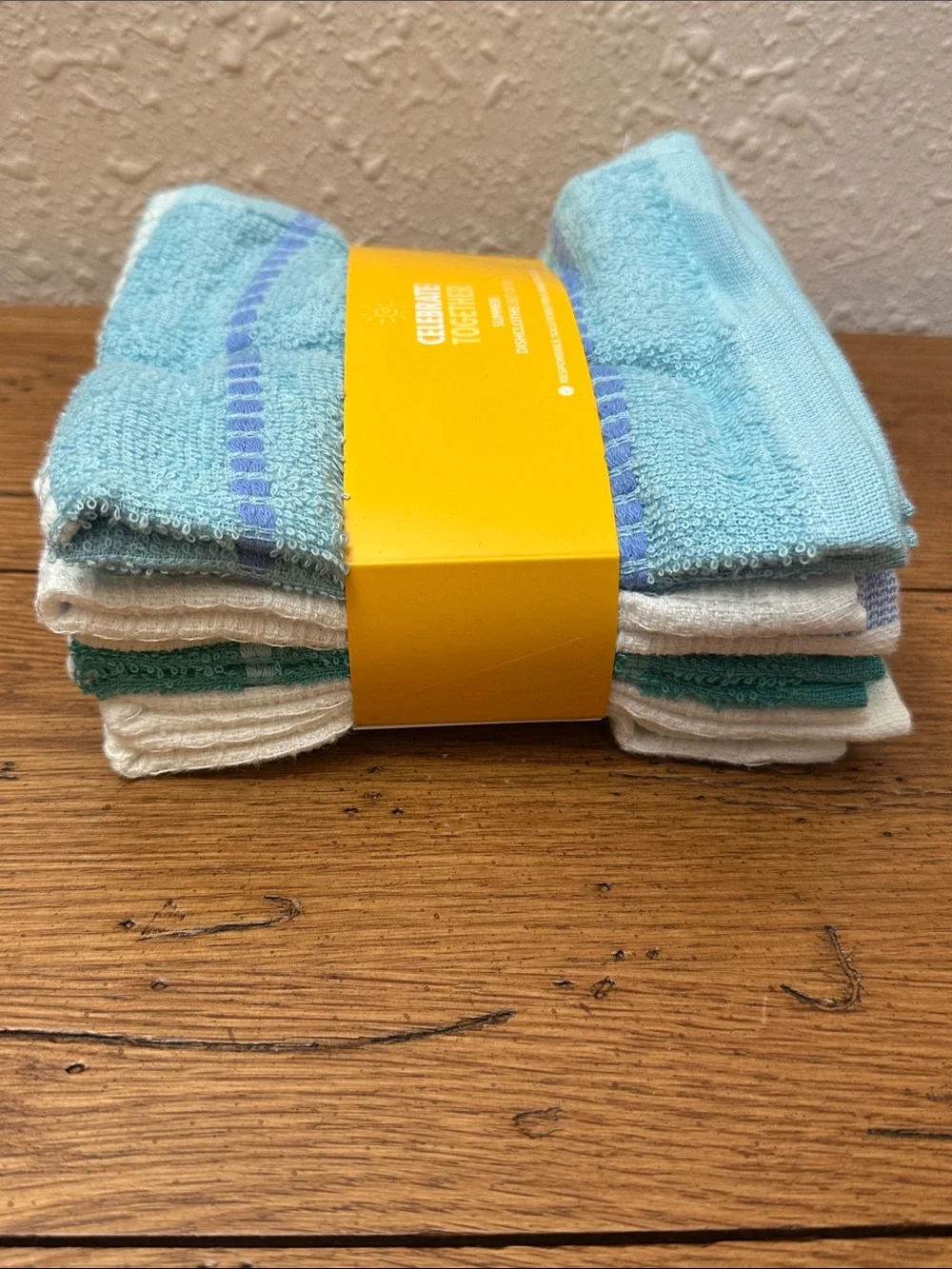 Celebrate Together Summer Dishcloths - Light Blue